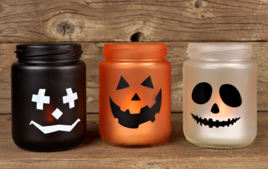 Je fais des photophores - Activités d'Halloween - 10doigts.fr