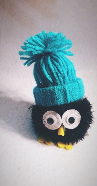 Pingouin prêt pour l'hiver - Créations d'enfant - 10doigts.fr