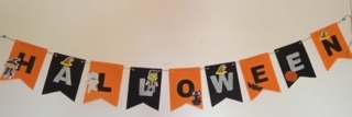 Guirlande d’Halloween réaliser maison avec de la feutrine - Divers - 10doigts.fr