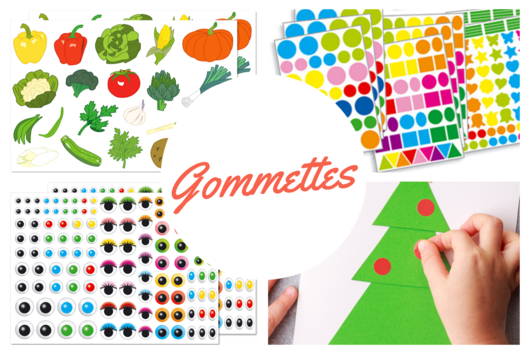 Gommettes, stickers - Produits - 10doigts.fr