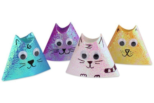 Origami chat - Activités manuelles collage, pliage - 10doigts.fr