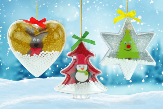 Activité Boule Noel Personnage Sapin - Activités manuelles décorations du sapin de Noël - 10doigts.fr - 2