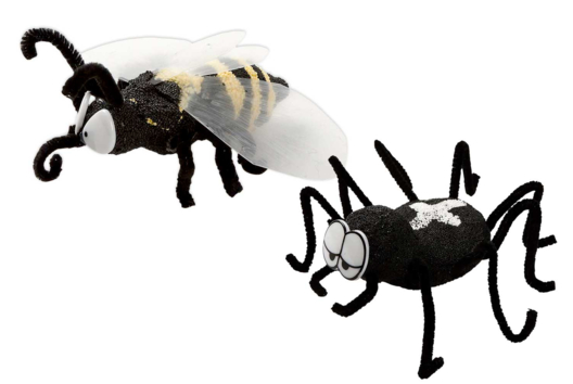 araignée foam clay - Activités manuelles modelage - 10doigts.fr - 2