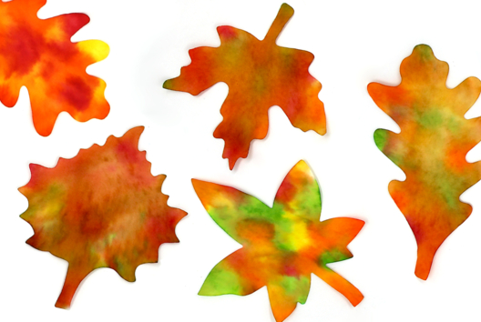 Bricolage Feuille Automne Encre - Activités manuelles Automne - 10doigts.fr