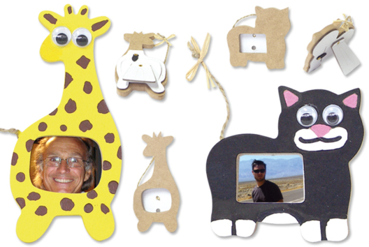 Cadres animaux - Activités manuelles objets décorés - 10doigts.fr