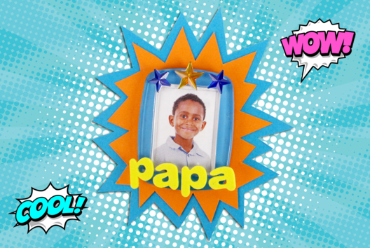 magnet papa pop - Activités manuelles objets décorés - 10doigts.fr