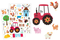 gommettes ferme - Gommettes Animaux - 10doigts.fr