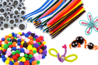 maxi pack bricolage créatif enfant - Chenilles, cure-pipe - 10doigts.fr