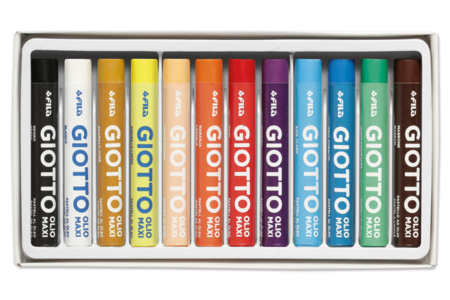 12 pastels à l'huile giotto - Pastels et Fusains – 10doigts.fr