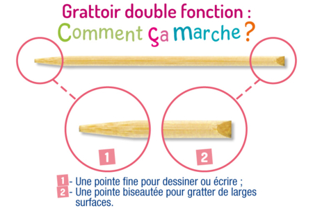 Motifs de Noël en carte à gratter - Cartes à gratter, à poinçonner – 10doigts.fr