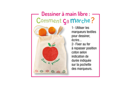 Sac shopping en coton blanc - Activités manuelles fête des mères – 10doigts.fr