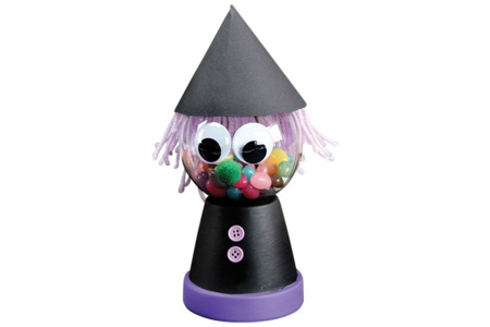 Sorcière distributeur de bonbons - Activités manuelles Halloween – 10doigts.fr