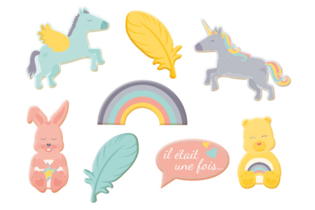 Motifs Féérie en bois décoré - Déco en bois peints – 10doigts.fr
