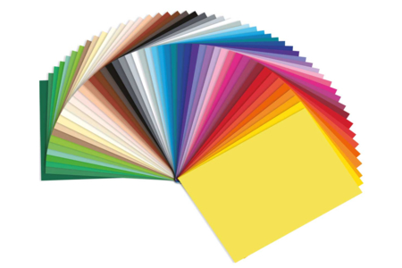 50 feuilles colorées 130 gr - Papiers colorés – 10doigts.fr