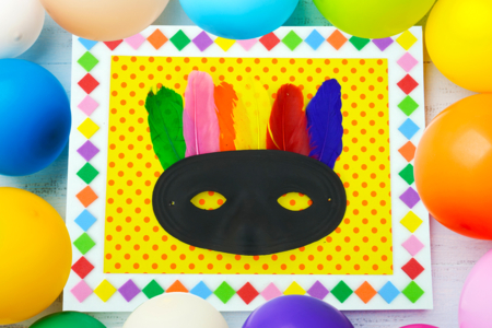 Activité Facile carnaval Collage - Activités manuelles Carnaval, Mardi gras – 10doigts.fr