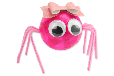 araignée boule polystyrène halloween - Activités manuelles Halloween – 10doigts.fr