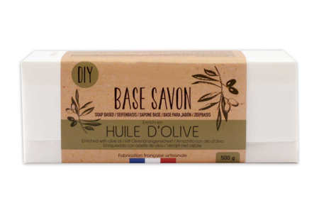 Base savon 500 gr - Huile olive - Base de savon – 10doigts.fr