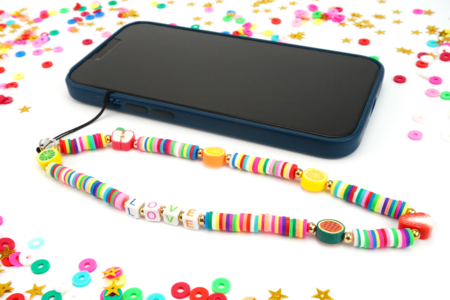 Perles rondes en plastique métallisé or - 1500 perles - Perles Plastique – 10doigts.fr