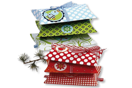 Boîte à cadeau en carte blanche - Activités manuelles emballages cadeaux créatifs de Noël – 10doigts.fr