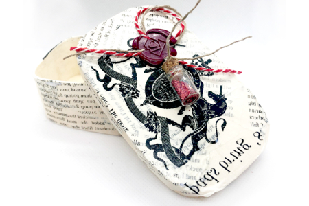 boite fiole et cachet vintage - Supports en Verre – 10doigts.fr