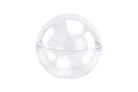 boule transparente en plastique à poser - Guirlandes et suspensions Noël – 10doigts.fr
