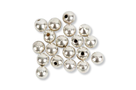 Boules de terminaison argentées pour fil mémoire - Fermoirs bijoux – 10doigts.fr