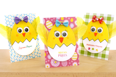 bricolage pâques enfants poussin DIY - Activités manuelles Pâques – 10doigts.fr