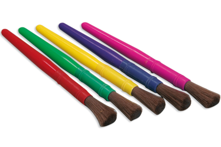 Brosses grosse touffe ronde - Pinceaux brosses – 10doigts.fr