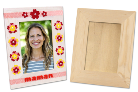 cadre en bois 23 x 18 cm - Cadres photos en bois – 10doigts.fr