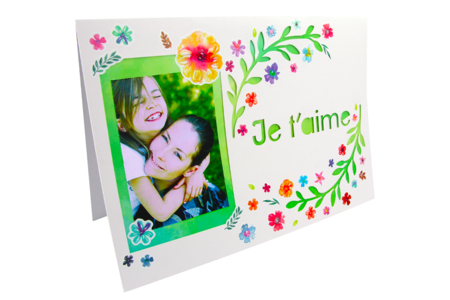CArte cadre maman - Cartes Fête des mères – 10doigts.fr