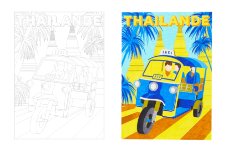 carte coloriage pays - Coloriage – 10doigts.fr