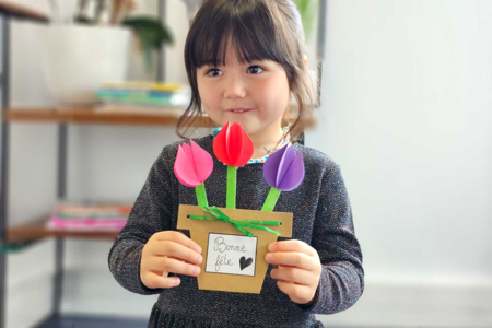 carte fleurs - Kits fête des parents – 10doigts.fr