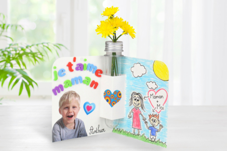 carte soliflore à poser - Kits carteries – 10doigts.fr