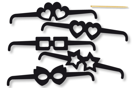 Cartes à gratter : lunettes - Cartes à gratter, à poinçonner – 10doigts.fr