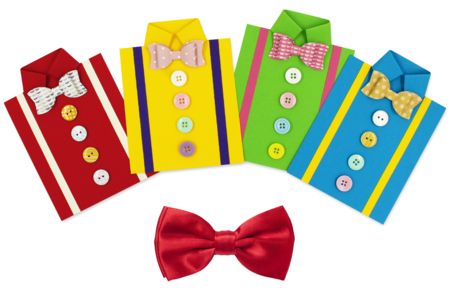 cartes chemise fete des pères bricolage facile enfants - Activités manuelles fête des pères – 10doigts.fr
