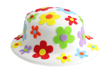 chapeau blanc à déocrer - Couronnes et Chapeaux pour Carnaval : Loisirs Créatifs pour Enfants – 10doigts.fr