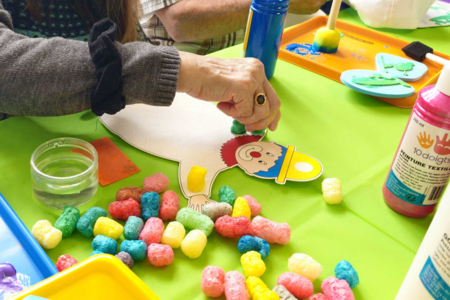 clown playmais atelier - Flocons de maïs – 10doigts.fr