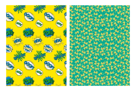 decopatch jaune bulles band dessinée - Papiers Décopatch – 10doigts.fr
