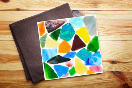 dessous plat mosaïques activité enfant - Activités manuelles mosaïques – 10doigts.fr