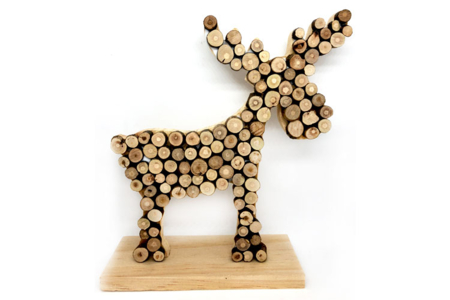 élan en bois - Décors nature – 10doigts.fr