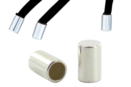 embouts tubulaires métal - Fermoirs bijoux – 10doigts.fr