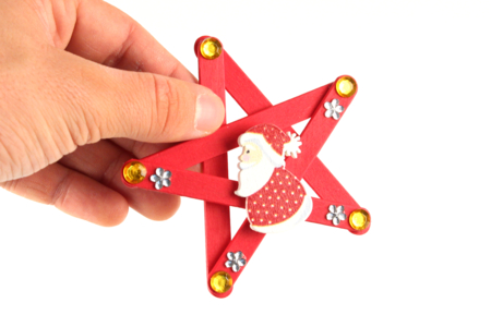 étoile décoration sapin activité enfant - Activités manuelles décorations du sapin de Noël – 10doigts.fr