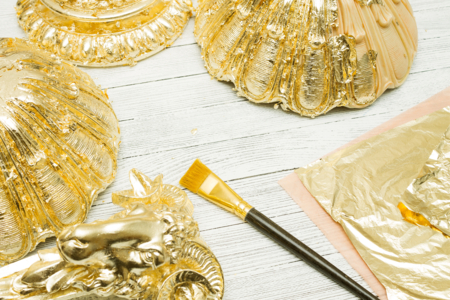feuilles fines dorure - Papiers métalliques – 10doigts.fr