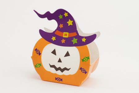 kit citrouille photophore - Kits créatifs Halloween – 10doigts.fr