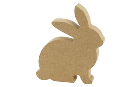 lapin de pâques en bois - Supports Pâques – 10doigts.fr
