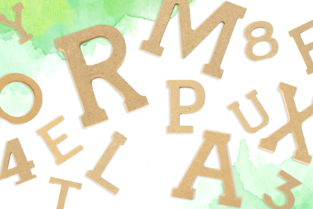 lettres en bois medium - Déco en bois brut – 10doigts.fr