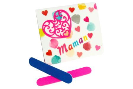 limes à ongles aquarelle - Papiers à motifs – 10doigts.fr