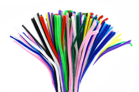 longues chenilles colorées - Chenilles, cure-pipe – 10doigts.fr