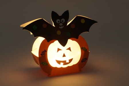 lumignon citrouille - Kits créatifs Halloween – 10doigts.fr