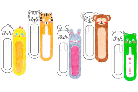 marque-page à colorier - Supports de Coloriages – 10doigts.fr